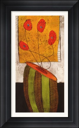 Framed Les Fleurs Ephemal1 Print