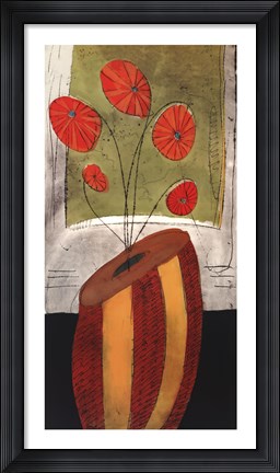 Framed Les Fleurs Ephremal2 Print
