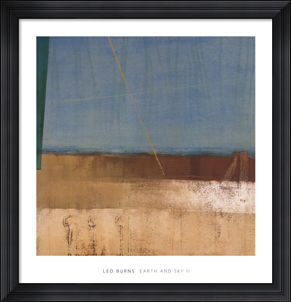 Framed Earth and Sky II Print