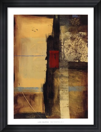 Framed Metropolis I Print