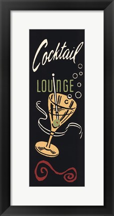 Framed Cocktail Lounge Print