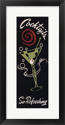 Framed Cocktails So Refreshing Print