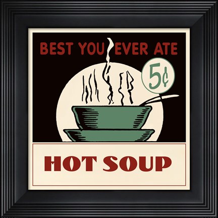 Framed Hot Soup Print