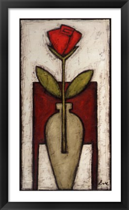 Framed Rose Melody I Print