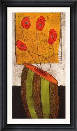 Framed Les Fleurs Ephemal1 Print