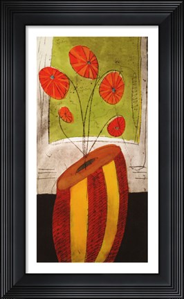 Framed Les Fleurs Ephemeral 2 Print