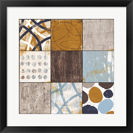 Framed Raw Sienna II Print