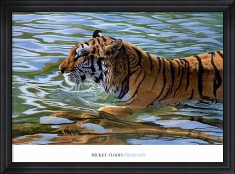 Framed Afternoon Swim Print