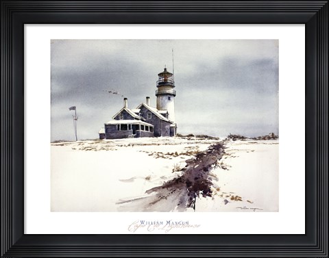 Framed Cape Cod Lighthouse Print