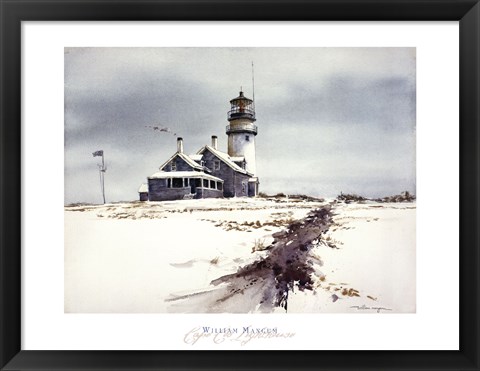 Framed Cape Cod Lighthouse Print