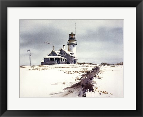 Framed Cape Cod Lighthouse Print