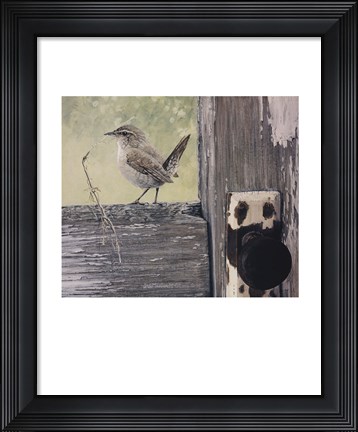 Framed House Wren Print