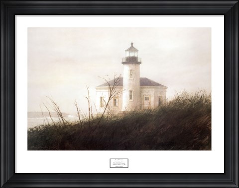 Framed Fog at Bandon (Detail) Print