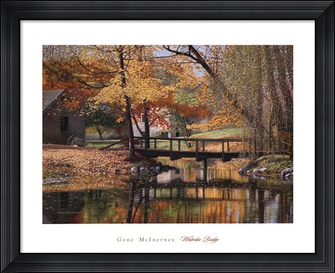 Framed Waterloo Bridge Print