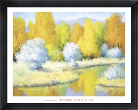 Framed October Reflections Print