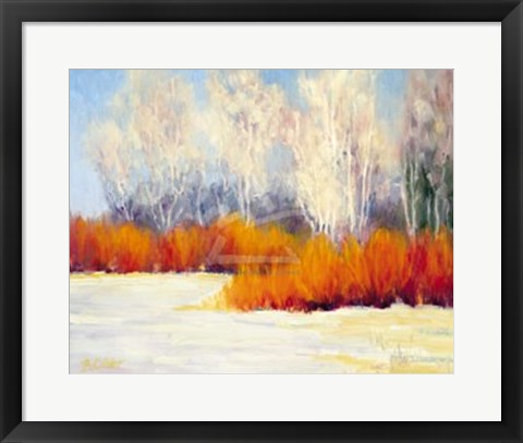 Framed Bright Winter Day Print