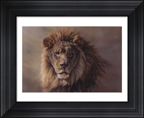 Framed His Majesty Print