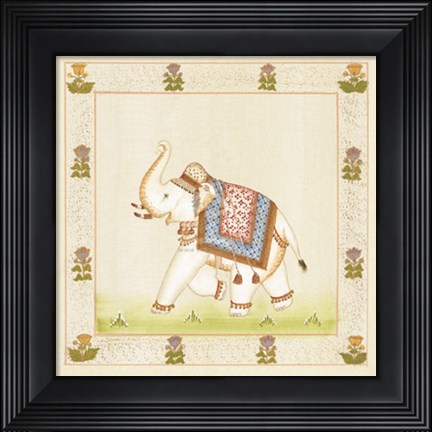 Framed Festival Elephant II Print