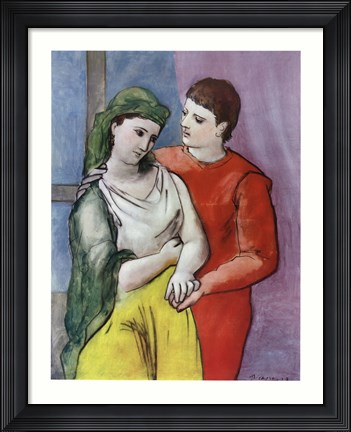 Framed Lovers Print