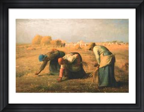Framed Gleaners 1857 Print