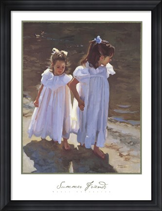 Framed Summer Friends Print