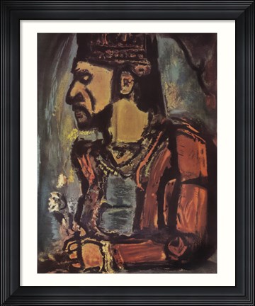 Framed Old King Print