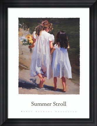 Framed Summer Stroll Print