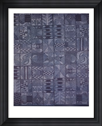 Framed Adire Cloth Print