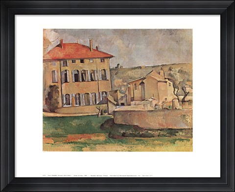 Framed House At Aix Print