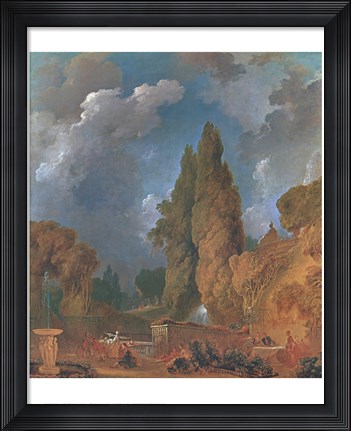 Framed Blind-Man's Buff Print