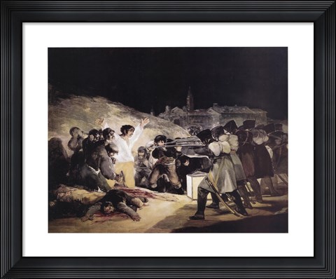 Framed Execution of Rebels of the 3rd of May Print