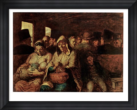Framed Third Class Carriage Print