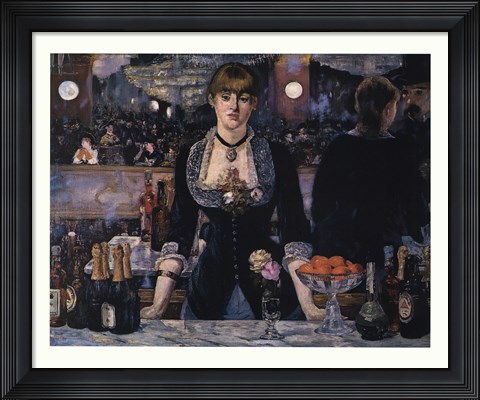 Framed Bar At the Folies-Bergere Print