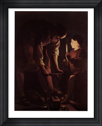 Framed Saint Joseph the Carpenter, ca. 1645 Print