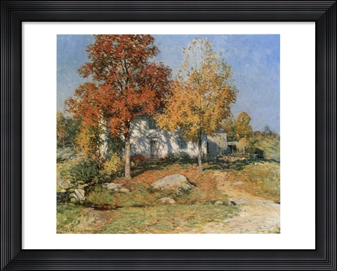 Framed October Print