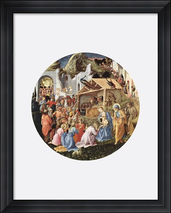 Framed Adoration of the Magi Print