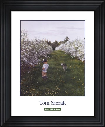 Framed Boys Will Be Boys Print