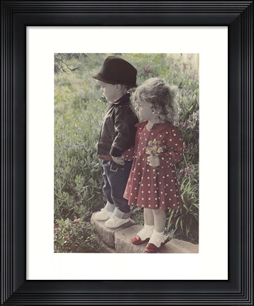 Framed Hand in Hand Print