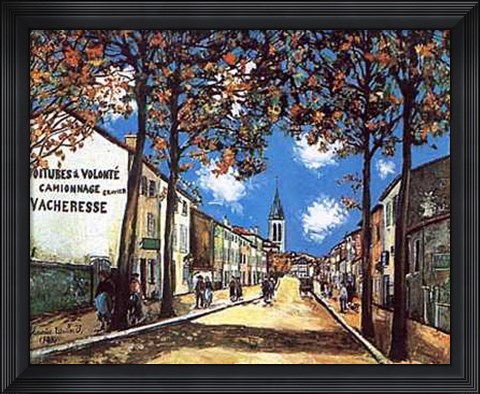 Framed Saint Romaine Quarter Print