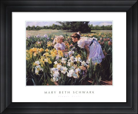 Framed Flower Girls Print