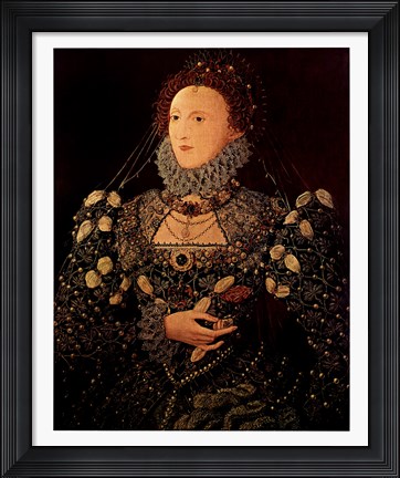 Framed Queen Elizabeth I Print