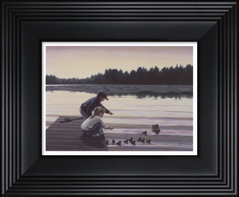 Framed Sharing a Moment Print