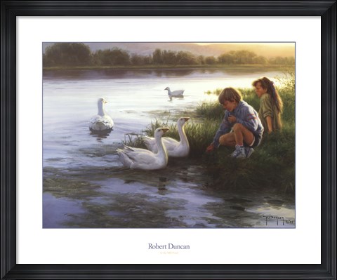 Framed At the Mill Pond Print