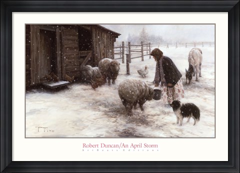 Framed April Storm Print