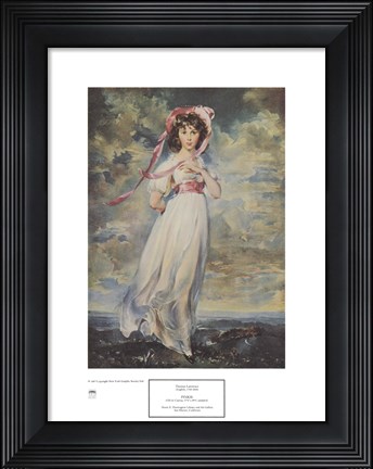 Framed Pinkie, 1794 Print
