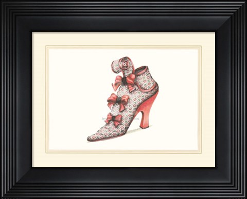 Framed La Chaussure d&#39;Aimee Print