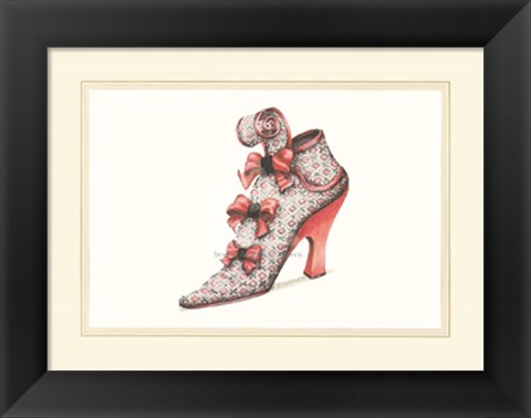 Framed La Chaussure d&#39;Aimee Print