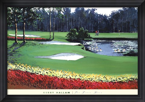 Framed Final Hole Print