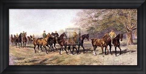 Framed in Training Pm Print