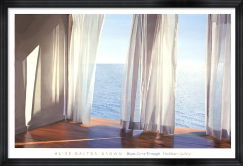 Framed Blues Come Through Print